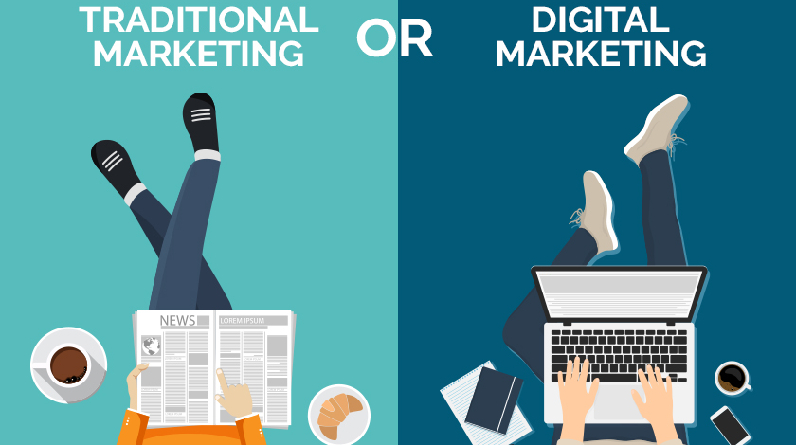 Comparison of Traditional and Digital Marketing