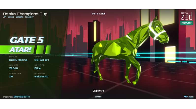 A look at Zed Run, a digital horse racing platform where users breed, race, and trade NFT horses, with some digital steeds and stables selling for six figures